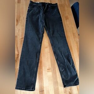 Men’s black denim jeans